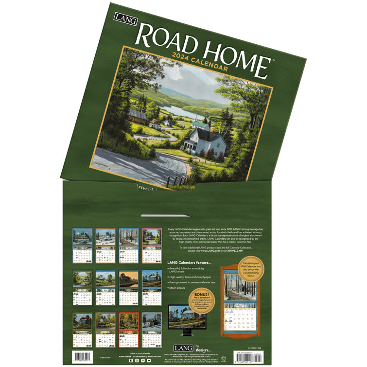 Lang Road Home 2024 Wall Calendar Wayfair Canada